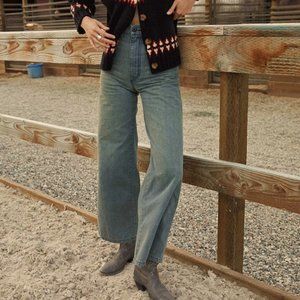 Doen Mercer Jean Wide Leg High Rise 34